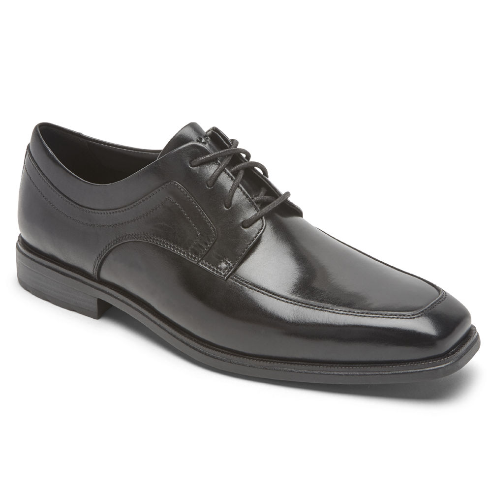 Zapatos De Vestir Rockport Hombre Mexico - Dres Sports Business 2 Apron Toe Negros - KDEAY8915